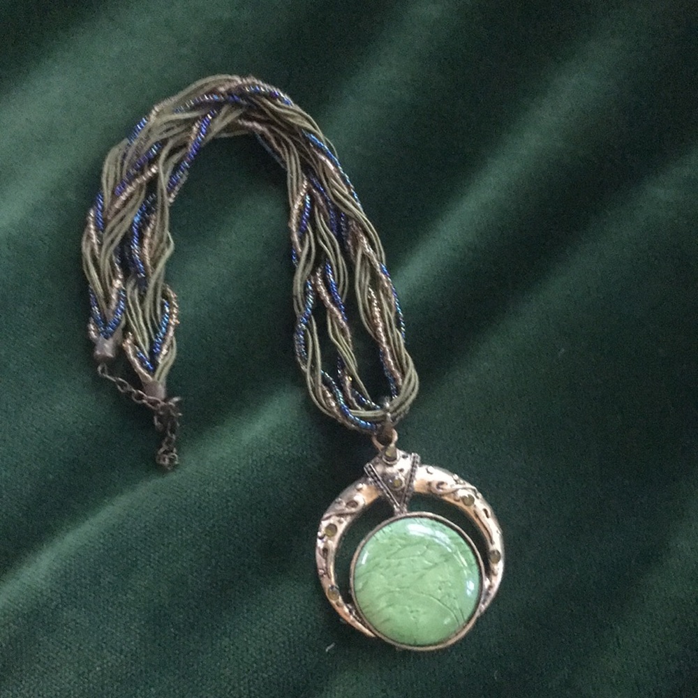Statement pendant necklace